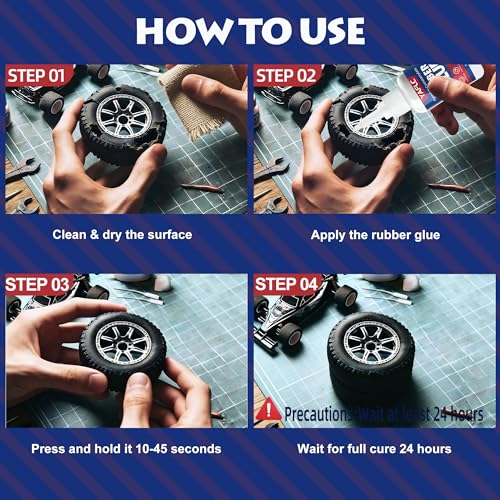 Rubbe Glue, Super Glue for Rubber 40g - style: Rubber Glue