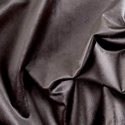 Royal Velvet Grey, Fabric by the Yard - color: Gray