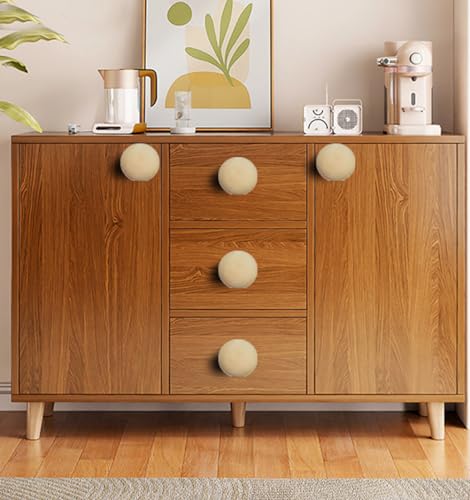 3 Inch Big Wooden Knobs for Cabinets and Drawers Natural Wood Large Round Knobs Unfinished Cabinet Furniture Drawer Knobs Pulls Handles with Screw 2 Pack (3 Inch) - size: 3 Inch