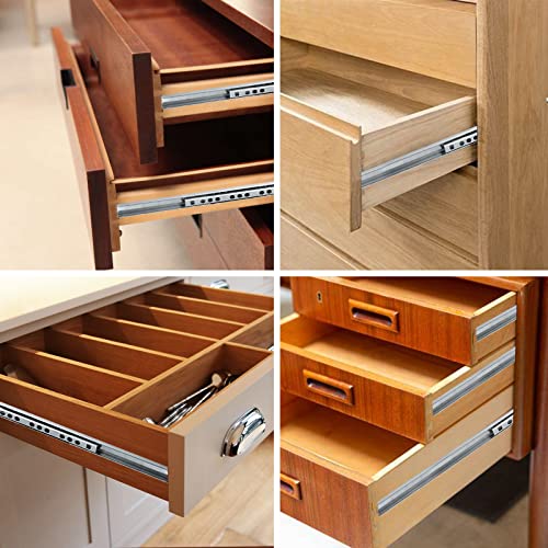 15.7 Inch Drawer Slides, 0.7" Wide, Pack of 12 - color: Style 2, size: 15.7" - 12PCS