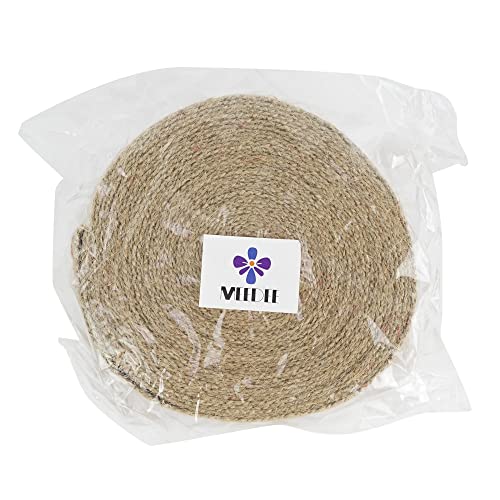 MEEDEE Red Jute 3.5 Inch Webbing Burlap with Red Stitching Upholstery Ribbon Chair Furniture Webbing Heavy Duty Jute Ribbon for Christmas Garland, Wreath, Banner (10 Yards) - color: Red, size: 3.5"