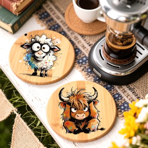 Peacoblue Funny Farm Animals Rub On Transfers for Craft, Transfer Sticker - style: Funny Farm Animals