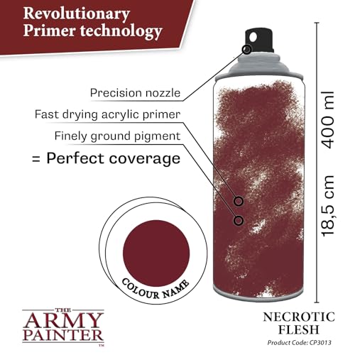 The Army Painter, Colour Primer Necrotic Flesh, 400 ml acrylic spray - color: Necrotic Flesh