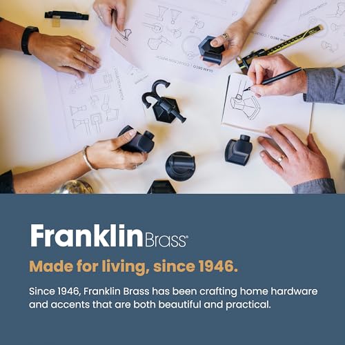 Franklin Brass Francisco (5-Pack) Cabinet Handles 5-1/16" Hole Center Modern Pulls | Champagne Bronze Hardware Kitchen Door, Drawers, Dressers, Furniture P29618Z-CZA-B - color: Champagne Bronze Antimicrobial, size: 5-1/16" (128mm)