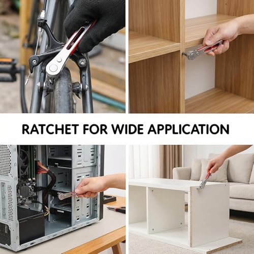 11-Piece Right Angle Screwdriver Set, 36T CR-V, Magnetic Holder for Auto