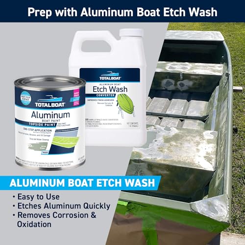 TotalBoat Aluminum Boat Marine Topside Paint - Black Quart - color: Black, size: 32 Fl Oz (Pack of 1)