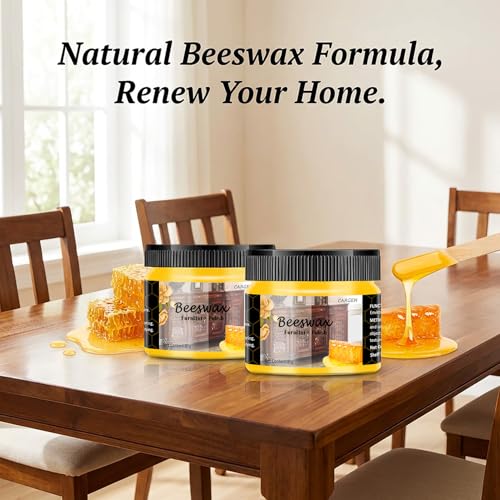 CARGEN Beeswax Furniture Polish - Beeswax Wood Polish and Cleaner - style: 2 Pack