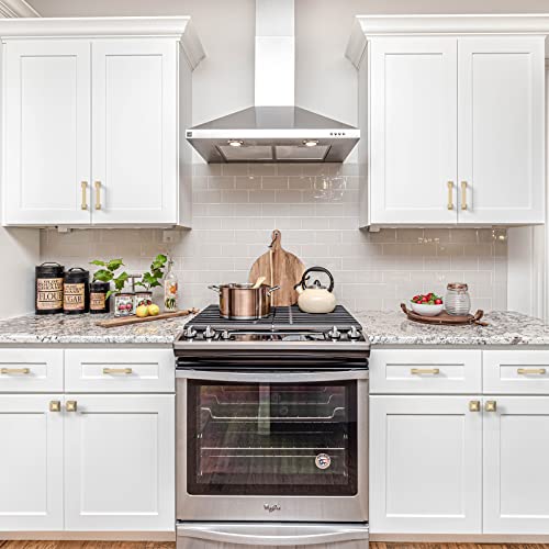 9BUILD 10 Pack 3 Inch Brushed Brass Cabinet Pulls,Kitchen Hardware - color: Brushed Brass, size: 3"/76MM Hole Center