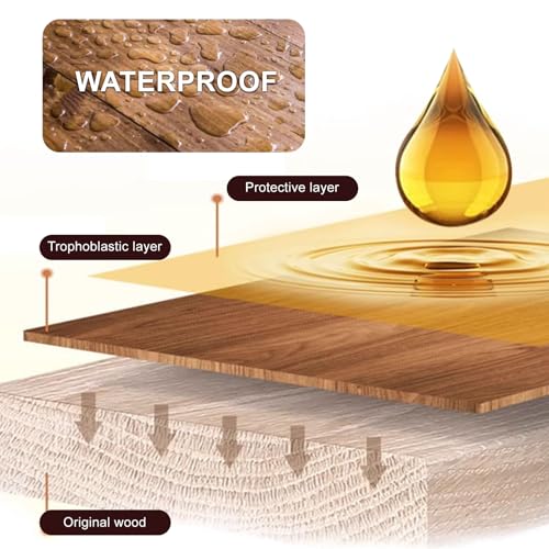 Pure Tung Oil for Wood Finishing with Wood Brush, Premium Wood Oil - Waterproof Wood Sealer Indoor and Outdoor, Tung Oil for Unfinished Bare Wood, Such as Wood Furniture, Wood Floors (16 Ounces) - size: 1 Pound