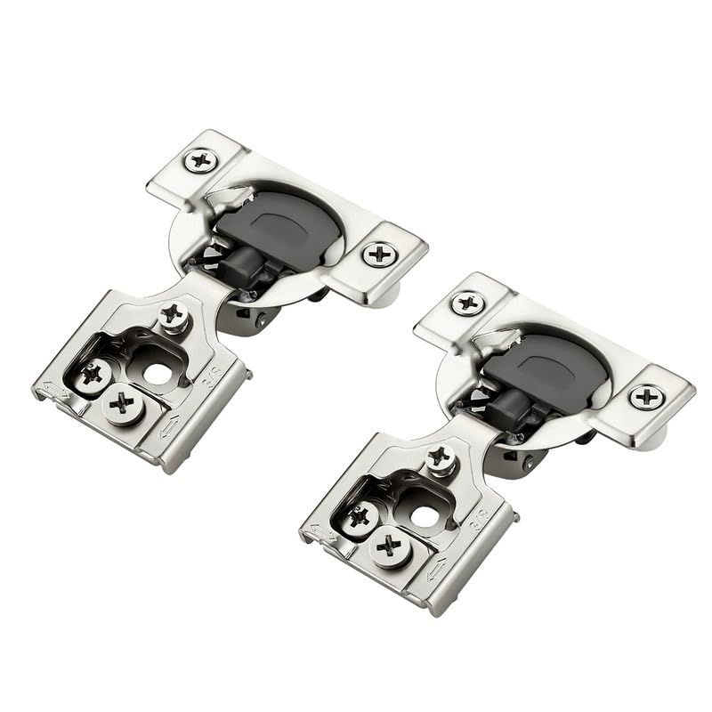 Soft Close Hinges for Kitchen Cabinet Hinges, 3/8 Inch Overlay, 10 Pack - size: 3/8 inch Overlay