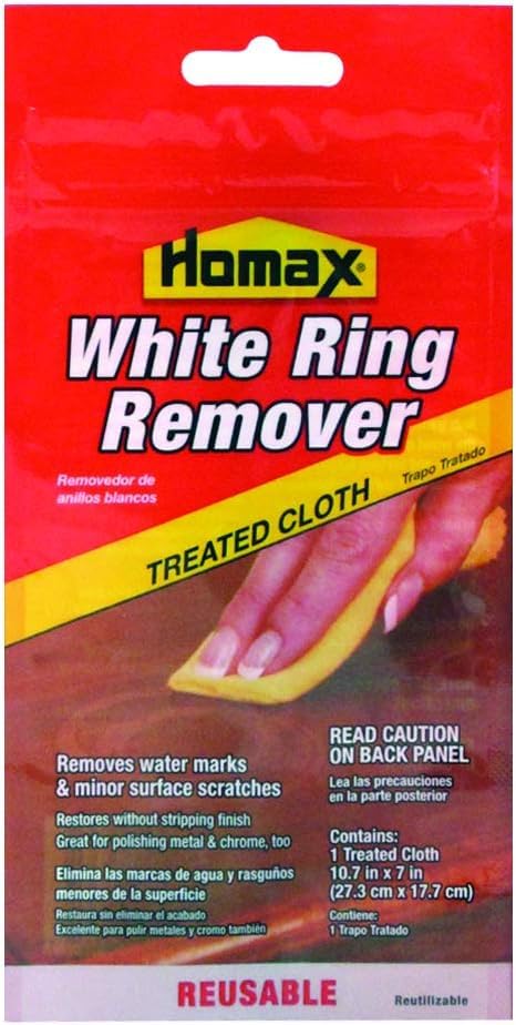 Homax Group Furniture White Ring Remover Cloth, 7in. x 11in (Pack of 6) - size: 1 Count (Pack of 6)