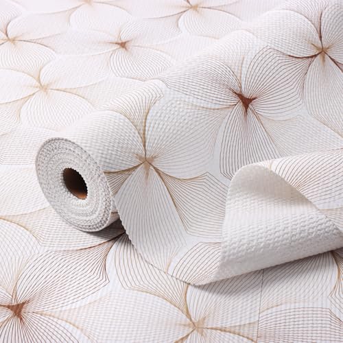 Quttisay Shelf Liner for Cabinets Non Adhesive Drawer Liner 12in x 16.4ft - color: Golden Flower, size: 11.8"W x 196.8"L