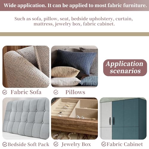Gheeidau Linen Repair Tape 4x70 Inch Self-Adhesive Couch Patch Repair Fabric Patch for Furniture,Sofas,Cushion,Chairs,Bags,Linen Goods(Grey) - color: Grey