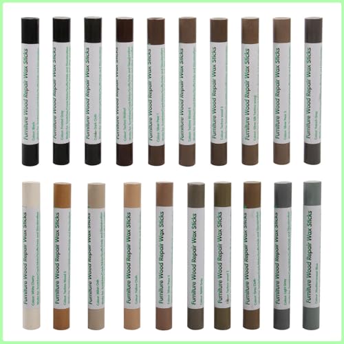 Furniture Markers Touch Up, 20 Colors Wood Filler Sticks- Tech Wood Series - color: Tech Wood Series