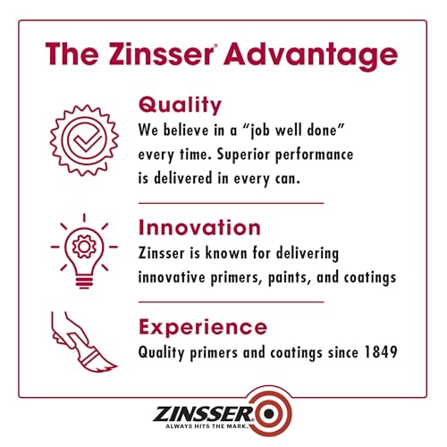 Zinsser 276049-2PK Mold Killing Primer, Gallon, White, 2 Pack - size: 128 Fl Oz (Pack of 2)