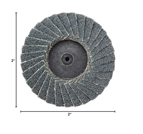 BHA 2" Zirconia Quick Change Mini Flap Discs, 60 Grit - 10 Pack