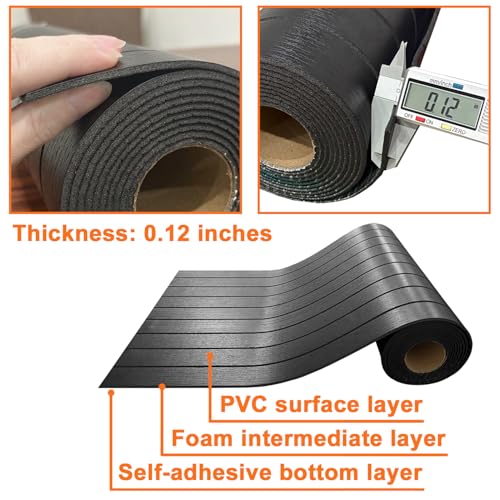 YLL YLL PVC Slat Wall Panel Peel and Stick 236"x 15.7" Faux Black Wood Grain Slat Panel Self-Adhesive Wallpaper Soundproof 3D Wall Panels - color: Black, size: 15.7" x 236"