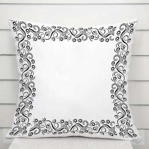 Border Stencil 10pcs Floral Lace Furniture Stencils Craft Paint Template 3 * 12 Inch Reusable Plastic Templates Painting on Wood Wall Canvas Floor