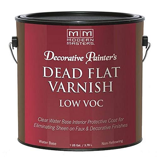 1 gal Modern Masters DP400 Clear Decorative Painter’s Acrylic Dead Flat Varnish