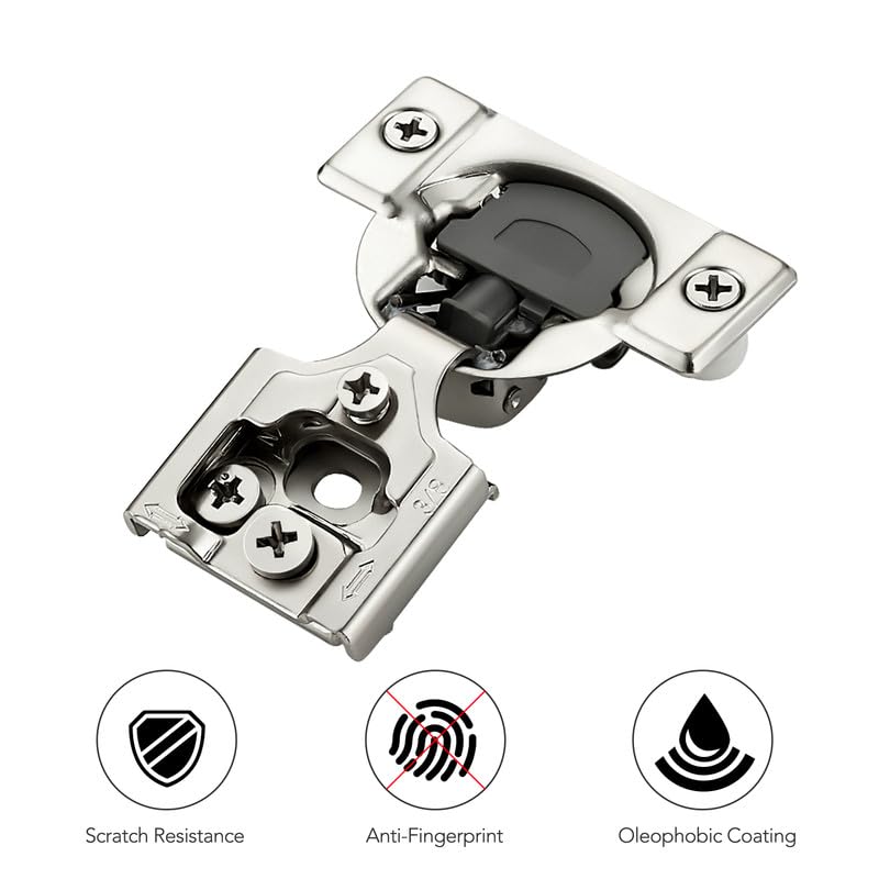 Ravinte 3/8 Inch Overlay Soft Close Hinge Kitchen Cabinet Hinges 2 Pack - size: 3/8 inch Overlay