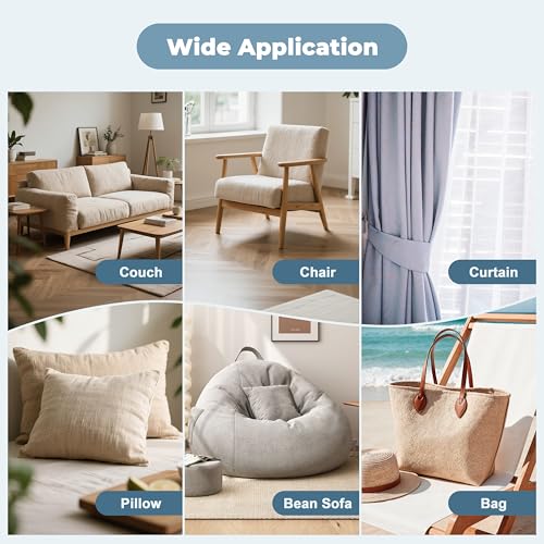 BESEZX Linen Fabric Repair Patch Upholstery Patch 3 PCS 9 * 11 Inch - color: Light Beige, size: 9*11 inch