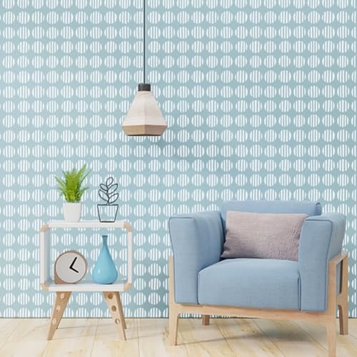 FINGERINSPIRE 6PCS Abstract Texture Stencil 8.3x11.7 Inch Geometric Stencils Set for Painting Reusable Abstract Stencils with a Brush for Wall Decor DIY Art Projects Walls Wood Canvas - style: Abstract Texture