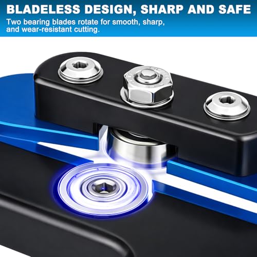 Edge Banding Trimmer Dual Offset Bearings with Roller Edge Banding Cutter for Precision Trim and Ergonomic Grip Woodworking Trimmer for Box PVC ACP Melamine Vinyl Laminate Facing