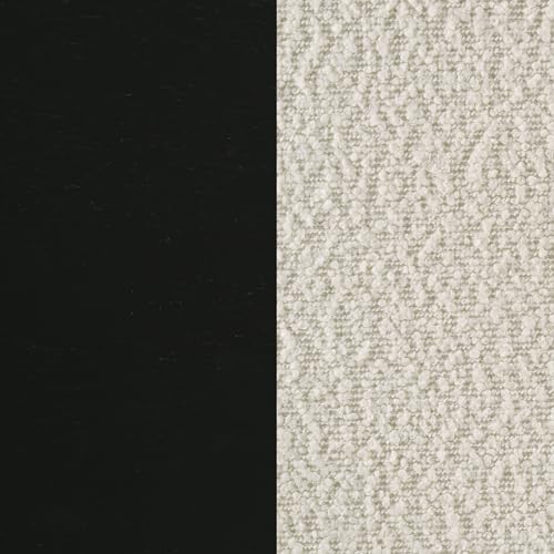 Coaster Kehoe Upholstered Dining Chair Set of 2, Black and Cream 193932BLK - color: Black/Cream