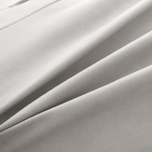 OctoRose Micro Suede (with Polyester Backing) Upholstery Fabric for Sofa, Futon, Box Cushion, Bench, Daybed, Window Bay Cushion, Cut by The Yard (Microsuede-Waterproof-Silver, 1 Yard) - color: Microsuede-waterproof-silver