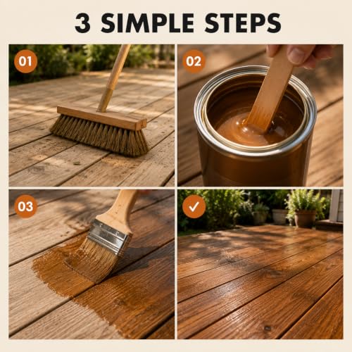 Walnut Wood Sealer and Stain - Waterproof & Wood Hardwax Oil, 1qt - color: Walnut, size: 1 Quart