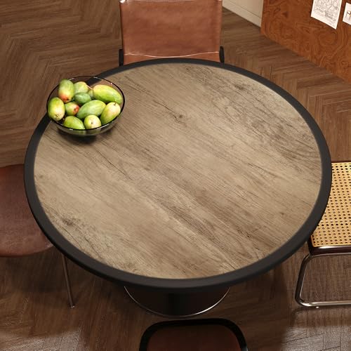 BOMENG Wood Grain Peel & Stick Wallpaper Oak Contact Paper Wall Vinyl Wrap - color: Brown, size: 32" x 197"