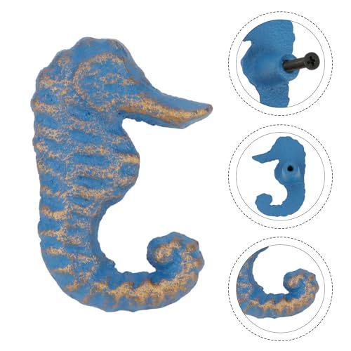 4 Pcs Coastal Cabinet Knobs Ocean Nautical Drawer Pulls (Blue) - color: Blue