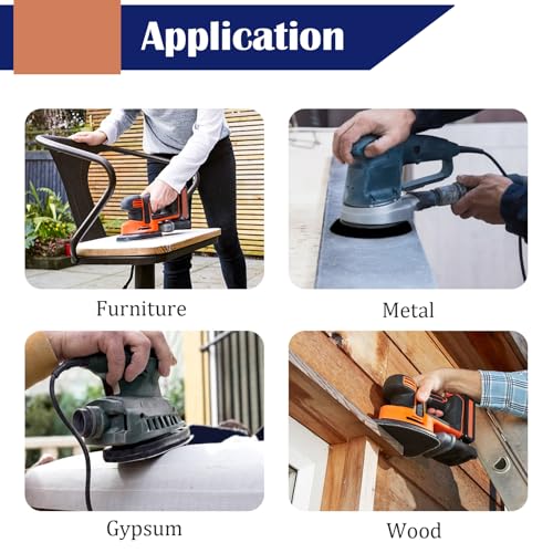 2 PCS Mouse Detail Sanding Interface Pads 5 Holes
