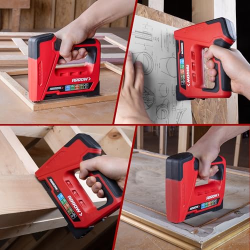 Arrow Electric Staple Gun, 5 in 1 Cordless Stapler with 3000Pcs Staples