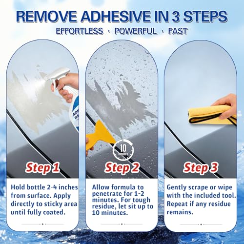 Adhesive Remover Spray, 16.9 oz, Removes Sticker, Label & Glue Residue Fast