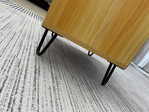 3 Inch Hairpin Legs,Small Metal Table Legs,Black Set of 4. - size: 3 INCH