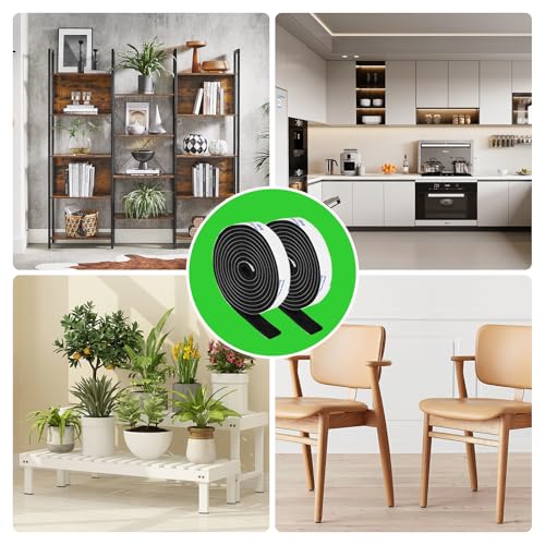 Felt Strips with Adhesive Backing, Felt Tape with Adhesive Backing, Felt Furniture Strips 2 Pack Roll 1/2x 60 Inches Black, Felt Strips for Furniture - size: 2 Rolls 1/2x60 inch