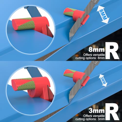 Ziopetru 2 Pcs Vinyl Wrap Cutting Spacer, 3mm/8mm Magnetic Guide Tool