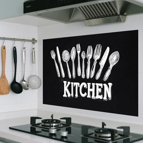 Nuxovilar Kitchen Backsplash Peel and Stick Wallpaper,17.72"x27.56" - color: A-Black