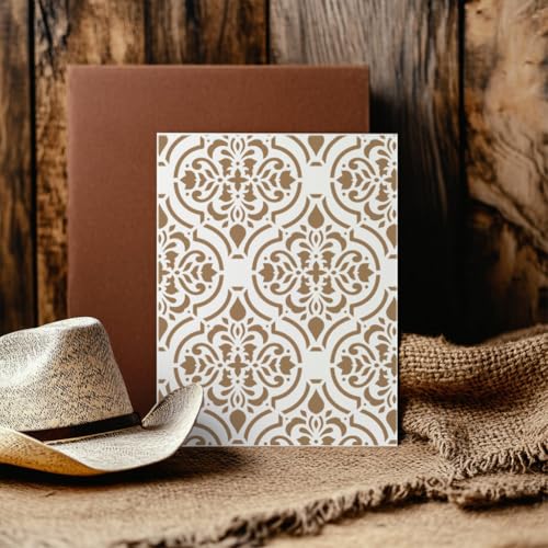 Arabesque Stencil, Splicing Moroccan Reusable Painting Template - style: Arabesque