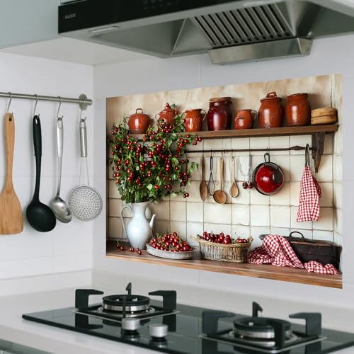 Nuxovilar Kitchen Backsplash Peel and Stick Wallpaper,17.72"x27.56" - color: A-Farmhouse Styles