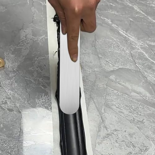 7-Piece Caulking Spatula Set - Professional Stainless Steel Caulk Finishing Tools, Streamline Spatulas for Bathroom Sink, Bathtub, Tile Sealant Application