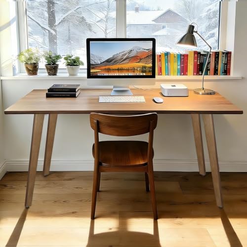 QLLY 26 Inch Solid Wood Table Legs, Wood Furniture Replacement Leg, Walnut - color: Walnut, size: 26"