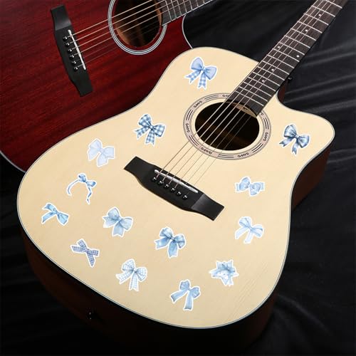 54Pcs Blue Bows Stickers Pack - Waterproof Stickers for Gifts,Scrapbooking,Laptop,Water Bottles,Skateboards,Mobile Phone SPKMMM - color: H