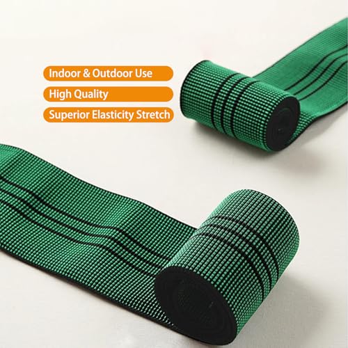 2"(5cm) x 82'(25m) Elastic Webbing Roll for Chair Sofa Repair