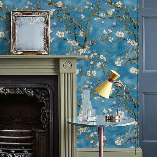 Floral Peel and Stick Wallpaper Vintage Contact Paper 17in x 118in