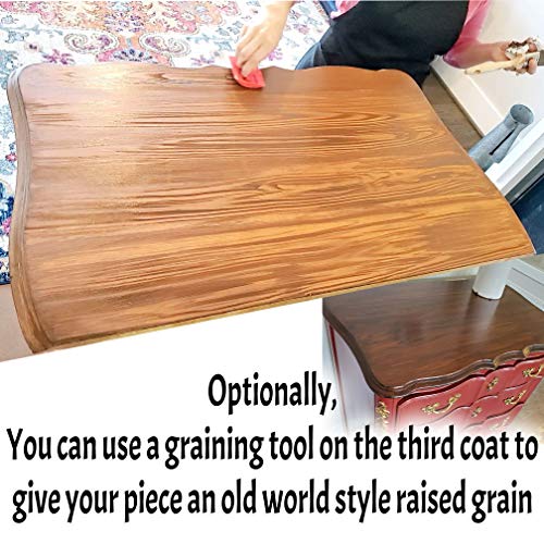 Retique It Wood'n Stain - Gel Stain with Liquid Wood (16 oz (Quart), Red Mahogany) - color: 93 Red Mahogany, size: 16 oz (Pint)