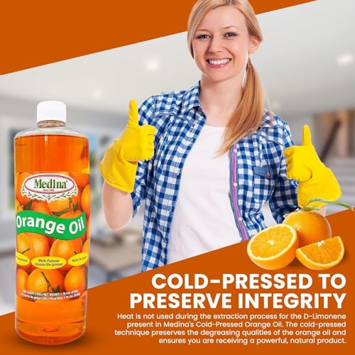 Medina Orange Oil Cleaner & Degreaser Concentrate, 32oz 2-Pack - size: 32 Fl Oz (Pack of 2)
