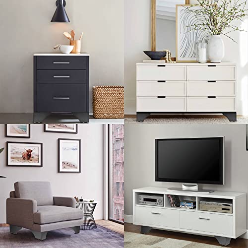 OwnMy 4PCS Metal Furniture Legs 3 Inch Black Sofa Legs Dresser Legs - size: 3 Inch