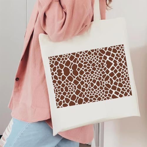 FINGERINSPIRE 5PCS Animal Patterns Border Painting Stencil with Paint Brush 2.9x11.8inch Plastic PET Fish Scales Drawing Template Leopard Print Stencil Border Theme Template for Wall Decoration - style: Animal Pattern